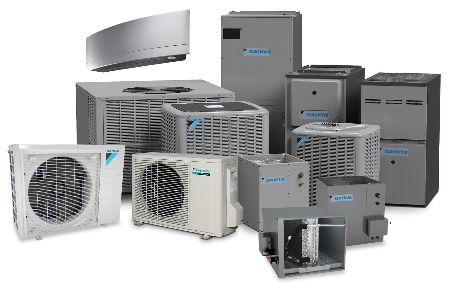 The Daikin Fit heat pump system offers a range of options for heating and cooling any size home.